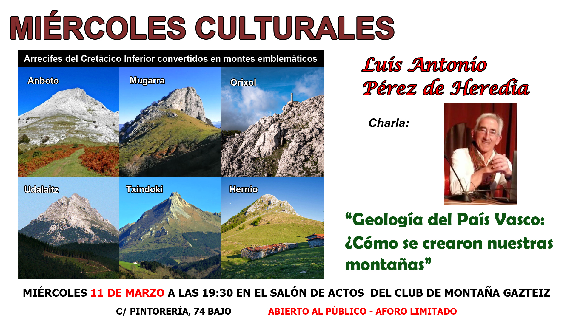 Foto Miercoles culturales: Luis Antonio Perez de Heredia